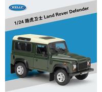LAND ROVER Defender - darkgreen - WELLY 1:24
