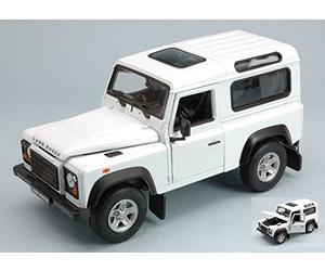 Land Rover, Defender, modello di automobile, bianco, modello prefabbricato, Welly 1:24