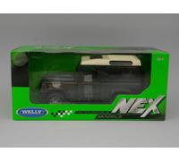 WELLY DIE CASTING Modellino auto statico Land Rover Defender 90 1984 Scala 1:24 Argento