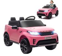 Land Rover Discovery Auto Elettrica Bambino 12V 2 Motori Telecomando Rosa