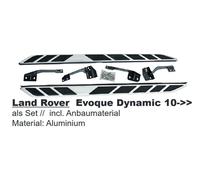 Land Rover Evoque Dynamic 10- Coppia Set Pedane Laterali Alluminio Altissima