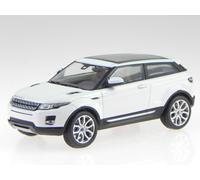 Land Rover Range Rover Evoque 3-porte Fuji white modello di auto IXO 1:43