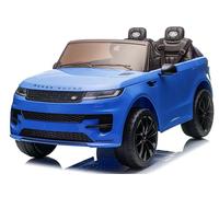 Land Rover Range Rover Sport 24V Maxi SUV Elettrico per Bambini 2 Posti - Macchina con Telecomando Sedili in Pelle Due Cinture a 3 Punti Luci LED Bluetooth Carico Massimo 60 Kg Blu