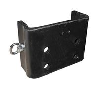LAND ROVER SUPPORTO SCORREVOLE PIASTRA DI TRAINO REGOLABILE DROP PLATE E PERN...