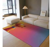 LANDERSION Tappetini per la scuola materna Ombre Tappeti per cani anime Tappeto rettangolari a pelo corto colorati moderni per soggiorni Sala giochi 120x240cm