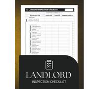 Landlord Inspection Checklist: Property Condition Tracker for Move-In Move-Out and Rental Maintenance Inspections