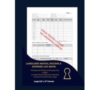 Landlord Rental Income & Expense Ledger | One Page Per Tenant: Professional Property Management Log Book with 12-Month Payment Tracker, Late Fee ... Documentation | Synergy Momentum Series