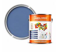 Landlords Paint Marina Blue - Vernice acrilica semi-lucida per legno, 1 litro, impermeabile, resistente ai raggi UV, lunga durata, asciugatura rapida