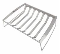 Landmann Selezione Acciaio Sparerib-Halter Rippchenhalter Titolare di Arrosto