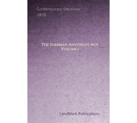 Landmark Publications The Sherman Antitrust Act (Tascabile)