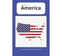 Landmarks in America Word Search Puzzle Book: Word Searches with Easy to Read Print about Landmarks in America, Attractions, Activities and More | 6x9 ... for Christmas, Birthdays and Thanksgiving