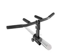 Làndmine t bar Row Handle - 58.422012cm Steel t bar Rowing Handle Attachment | Multi-Grip Mine Holder for 1in & 2in Barbells | Strength Training Fitness Gym Equipment | Easy Install Black