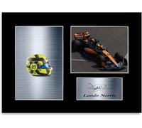 Lando Norris Mclaren F1 Driver 2023 - Supporto per display fotografico autografato A4