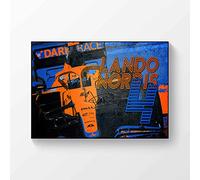 Lando Norris McLaren F1 Formula 1 Driver 2021 - Poster autografato A4