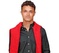 Lando Norris (Red Jumper) Half Body Buddy Cutout