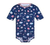 Landofgenie Body da Uomo Onesie Rompers da Uomo Manica Corta Leotard One Piece Pigiama Top M
