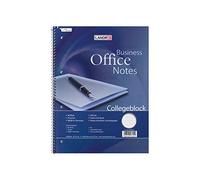 Landre 100050246 - Blocco a spirale, formato A4, 80 pagine a righe, 70 g/mq, 10 pezzi