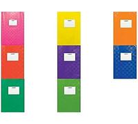 landré 100420087 copertina per quaderno, formato DIN A5, in rilievo (bast), Blu, in PP