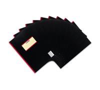 Landré - Quaderno formato A4, 20 fogli a righe con margine, confezione da 10