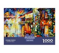 Landscape Drawing 1000 Pieces Jigsaw Puzzles For Adults Educational Games Stress Relieving Entertainment Exercise The Memory of The Brain for Family Decorations 70x50cm/1000pcs