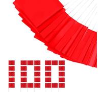 Landscape Flags - Weather Resistant, High Visibility | 100Pieces Boundary Dog Training Marker Flags - For Garden Gardening Construction Field Outdoor Irrigation Ground