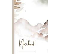 Landscape Journal in Soft Earth Tones for Notes, Lists, and Daily Use: Calm Brown Tones | Minimalist Gift for Writers, Nature Lovers & Thoughtful Minds