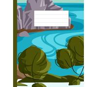 Landscape notebook: cliff by the sea: 60 pages, college ruled