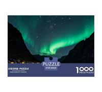 Landscape Puzzle 1000 Pezzi Aurora Scenery - Attività Mindful, Rilassamento Cerebrale, Poster Da Muro, Packaging Elegante - 38x26cm/1000pcs
