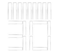 Landscape Stakes - 30 pezzi Heavy Duty All Weather Pins, Outdoor Yard U Stakes Ground Spikes, Strong Metal Design, Easy Install Secure Hold, Gardening Landscaping Accessory, Decorazione Tent Tarp