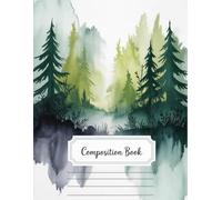 Landscape Watercolor Nature Notebook: 120 Pages Composition Book, with Warmcozy Cover Design, ideal for Drawing, Journaling, Teachers, Writers, Summer ... Design, ideal for Drawing, Journaling, Tea
