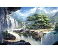 Landscape Wonderland - Puzzle In Legno Per Adulti Da 1000 Pezzi, Forma Unica, Splendidamente Confezionato, Divertente, Stimolante, Gioco Per La Famiglia, Regalo Per Amici, Genitori E Nonni