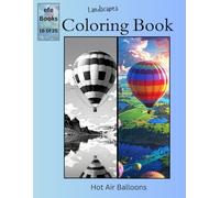 Landscapes Coloring Book Series: Hot Air Balloons