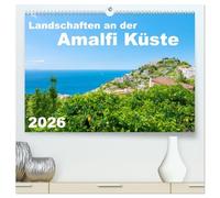 Landschaften an der Amalfi Küste (hochwertiger Premium Wandkalender 2026 DIN A2 quer), Kunstdruck in Hochglanz: Malerische Dörfer und bezaubernde Ausblicke auf die Amalfiküste, Italien.