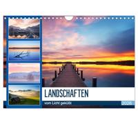 Landschaften vom Licht geküßt (Wandkalender 2026 DIN A4 quer), CALVENDO Monatskalender: Landschaften, die vom ersten bzw. letzten Licht angestrahlt werden