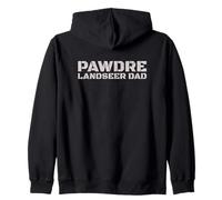 Landseer Dog Dad Felpa con Cappuccio