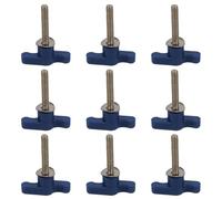 LandTale Viti per sgabello da doccia #10-24 x 2 (9 pezzi) in acciaio inox, viti a testa piatta accessorio - universale per sedia da doccia senza attrezzi, viti di ricambio, 9 pezzi