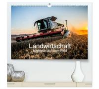 Landwirtschaft - Hightech auf dem Feld (hochwertiger Premium Wandkalender 2026 DIN A2 quer), Kunstdruck in Hochglanz: Moderne Landtechnik im Feldeinsatz