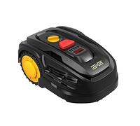 LANDXCAPE Robot tagliaerba LX799 fino a 300 m² e 25% di pendenza tosaerba automatico con indicatore di carico laterale, sistema di taglio a 3 coltelli/pacciamatura, robot da giardino, nero/arancione