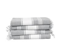 LANE LINEN Telo mare in 100% cotone con borsa, 4 pezzi asciugamani oversize 99,1 x 180,3 cm piscina assorbente extra large asciugamano da viaggio sabbia ad asciugatura rapida - lega