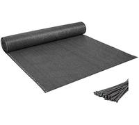 Laneetal Telo Ombreggiante Rete Oscurante Frangivista per Giardino Rotolo 1,5x20 m Grigio