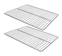 LANEJOY Griglia per Barbecue 30x40 cm, Rete di Ricambio per Griglia Barbecue in Acciaio Inox, Griglia di Cottura Multifunzionale per Barbecue, 2 pz