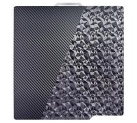 LANEKGU Plaque de construction double face 257 x 257 mm pour Bambu Labs, plate-forme de lit d'impression en PET lisse + plaque d'acier à ressort PEO lisse pour Bambu Lab X1C/X1/X1E/P1P/P1S/A1