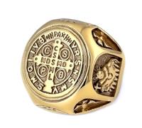 L'anello,， Amuleto cattolico di protezione dai demoni, gioiello religioso gotico medievale
