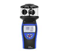 L'anemometro Digitale Del Misuratore Del Portatile Visualizza La Temperatura Del, Il Volume Del'aria, La Velocità/direzione Del Con Retroilluminazione LCD
