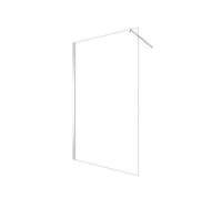 DOCCIA WALK IN A LASTRA FISSA DA 8 MM CON BRACCIO DI TENUTA INCLUSO ANTICALCARE