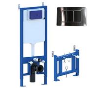 SET COMPLETO DA INCASSO SANITARI SOSPESI WC E BIDET PLACCA ACCIAIO INOX INCLUSA