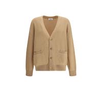 Laneus Beige Merino Wool Cardigan - IT52 | XL