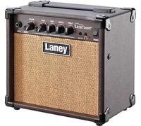 Laney LA15C Acoustico AMP-AMP COMBO da 15 W con effetto coro, interruttore a forma, ingresso AUX, cuffie e 2-banda-amplificatore compatto per chitarre elettro-acustiche e pratica domestica-marrone