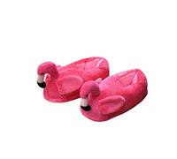 LANFIRE Pantofole Flamingo autunno e inverno coperte pantofole peluche pantofole da donna pantofole animali (Shoes (rose red))
