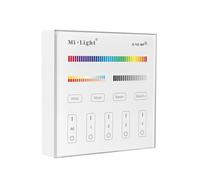 Lang boss 3V 2.4Ghz Wireless RF Parete 4-Zone Touch Panel RGB+CCT Smart LED Controller, Compatibile con Mi-Light RGB/RGBW/RGB+CCT LED Lampadine Controller LED, 16 milioni di colori